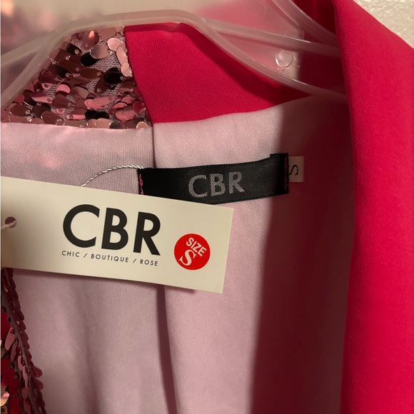 CBR Fuchsia Jacket with Sequin Accents - Picture 3 of 3